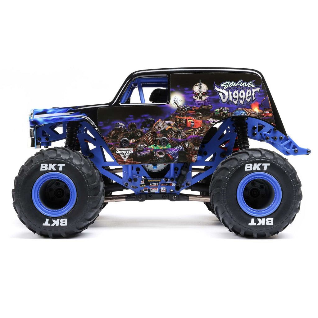Losi 1/18 Mini LMT Son Uva Digger 2S 4x4 RTR Brushed Monster Truck (Battery & Charger Included)