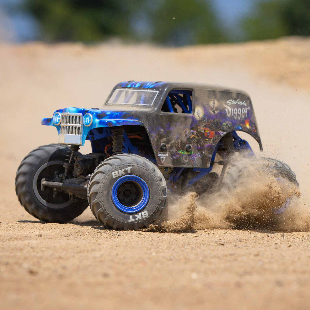 Losi 1/18 Mini LMT Son Uva Digger 2S 4x4 RTR Brushed Monster Truck (Battery & Charger Included)