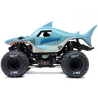 1/18 Mini LMT Megalodon 2S 4X4 RTR Monster Truck (Battery & Charger Included), Blue :LOS01026T3