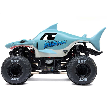 1/18 Mini LMT Megalodon 2S 4X4 RTR Monster Truck (Battery & Charger Included), Blue :LOS01026T3