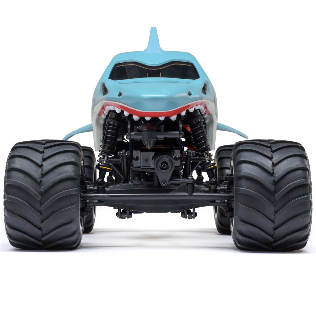 1/18 Mini LMT Megalodon 2S 4X4 RTR Monster Truck (Battery & Charger Included), Blue :LOS01026T3