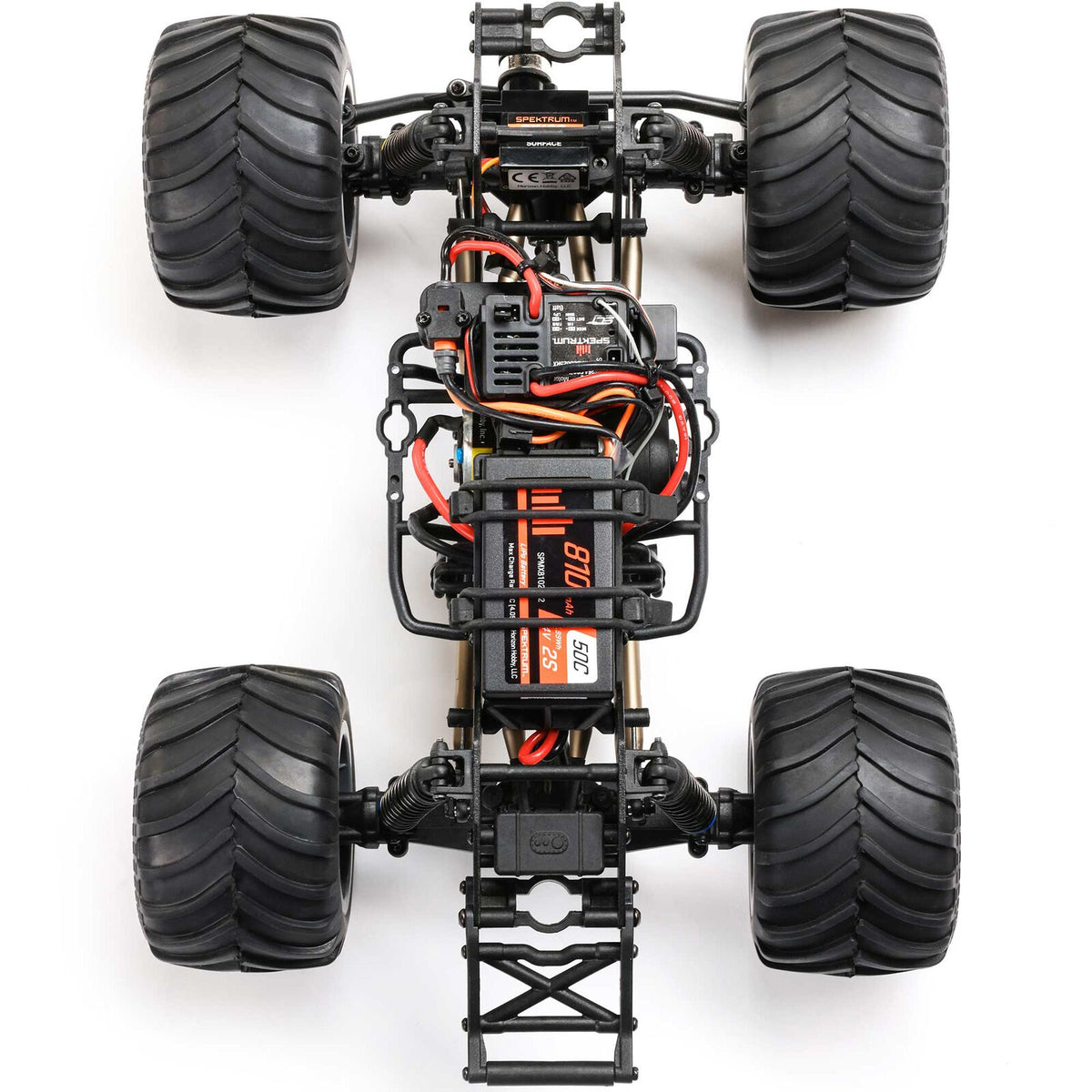 1/18 Mini LMT Megalodon 2S 4X4 RTR Monster Truck (Battery & Charger Included), Blue :LOS01026T3