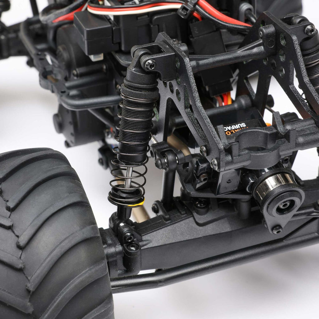 1/18 Mini LMT Megalodon 2S 4X4 RTR Monster Truck (Battery & Charger Included), Blue :LOS01026T3