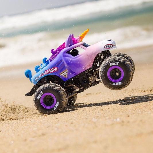 Mini LMT: Sparkle Smash Brushed RTR 1/18 4x4 Solid Axle Monster Truck