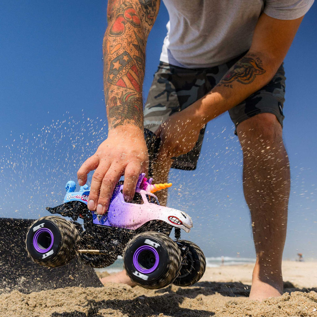 Mini LMT: Sparkle Smash Brushed RTR 1/18 4x4 Solid Axle Monster Truck
