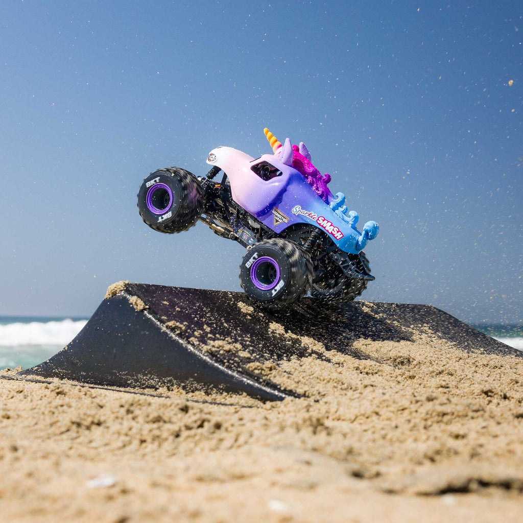 Mini LMT: Sparkle Smash Brushed RTR 1/18 4x4 Solid Axle Monster Truck