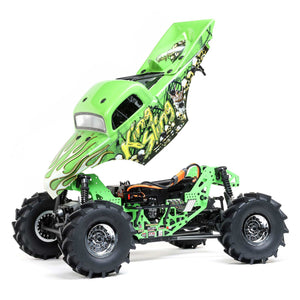 1/10 LMT 4X4 Solid Axle Mega Truck Brushless RTR, King Sling (Requires battery & charger) Green