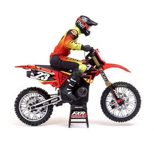 1/4 Promoto-MX Motorcycle RTR, FXR: Red