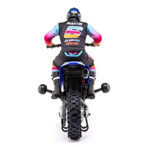 1/4 Promoto-MX Motorcycle RTR, Club MX: Blue