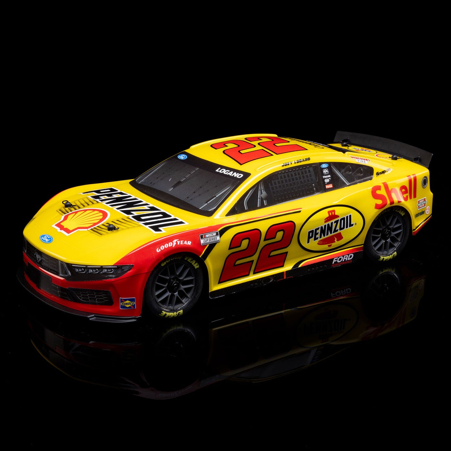 1/12 NASCAR Joey Logano No. 22, 2025 Ford Mustang - RTR
