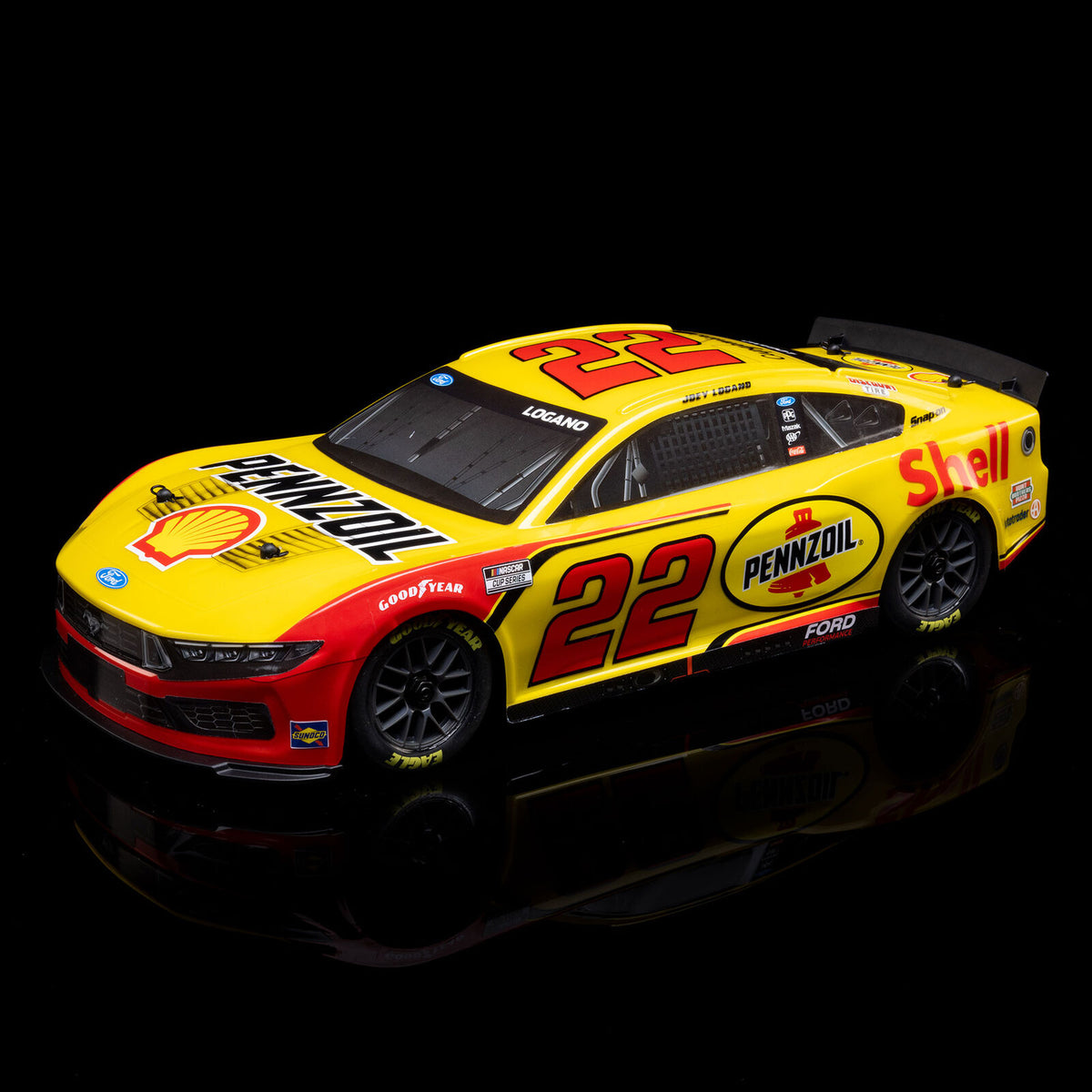 Losi 1/12 NASCAR Joey Logano No. 22, 2025 Ford Mustang - RTR (LOS1122522)