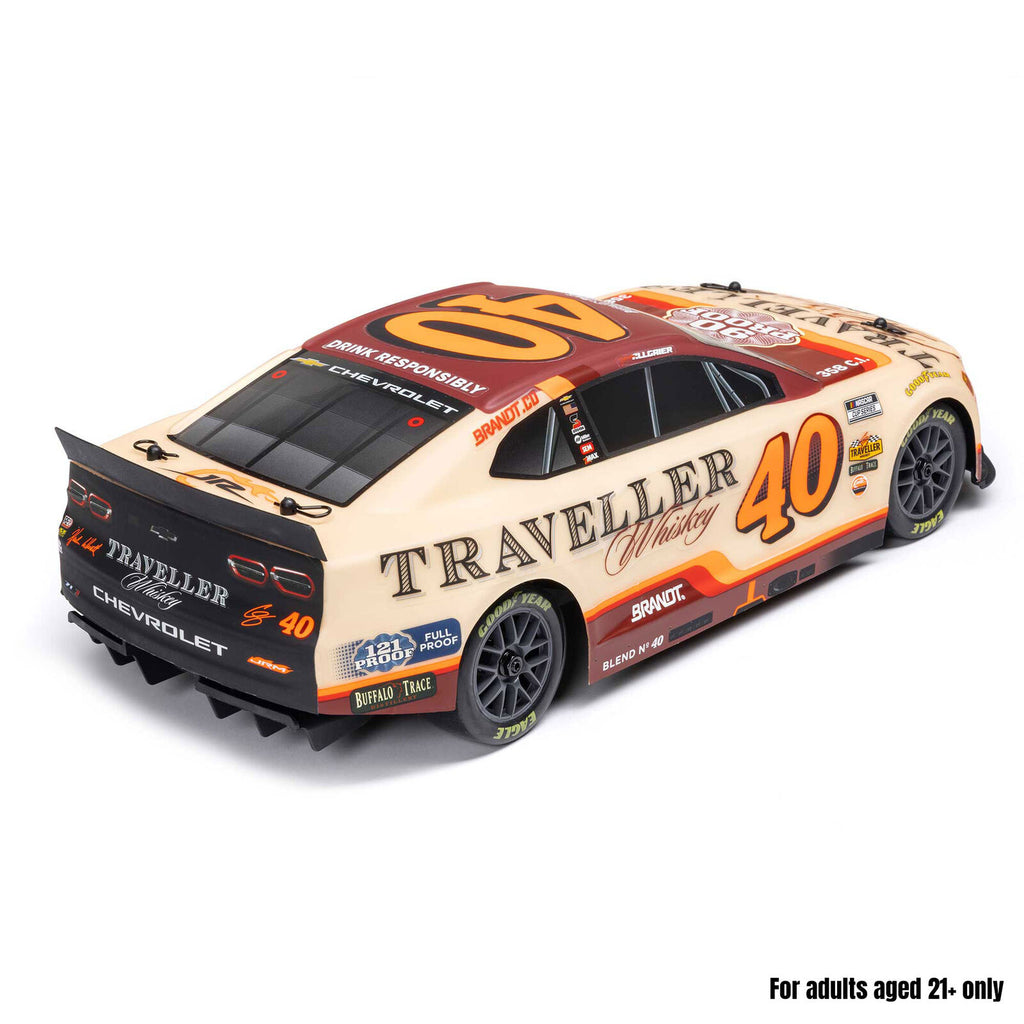 1/12 NASCAR RC Race Car Justin Allgaier No. 40 2026 Traveller Whiskey Chevrolet ZL1 2S AWD RTR