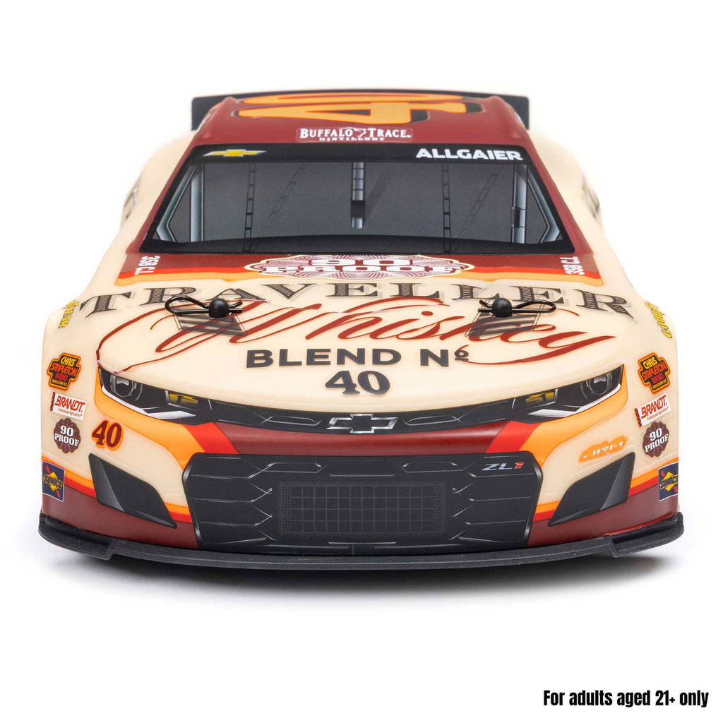 1/12 NASCAR RC Race Car Justin Allgaier No. 40 2026 Traveller Whiskey Chevrolet ZL1 2S AWD RTR