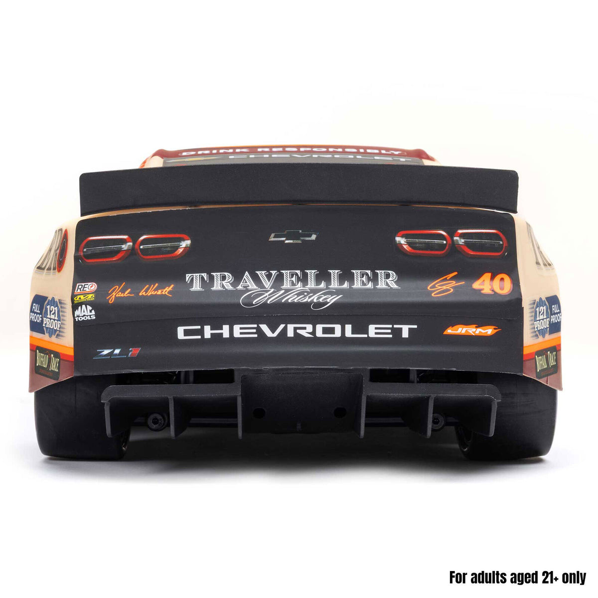 1/12 NASCAR RC Race Car Justin Allgaier No. 40 2026 Traveller Whiskey Chevrolet ZL1 2S AWD RTR
