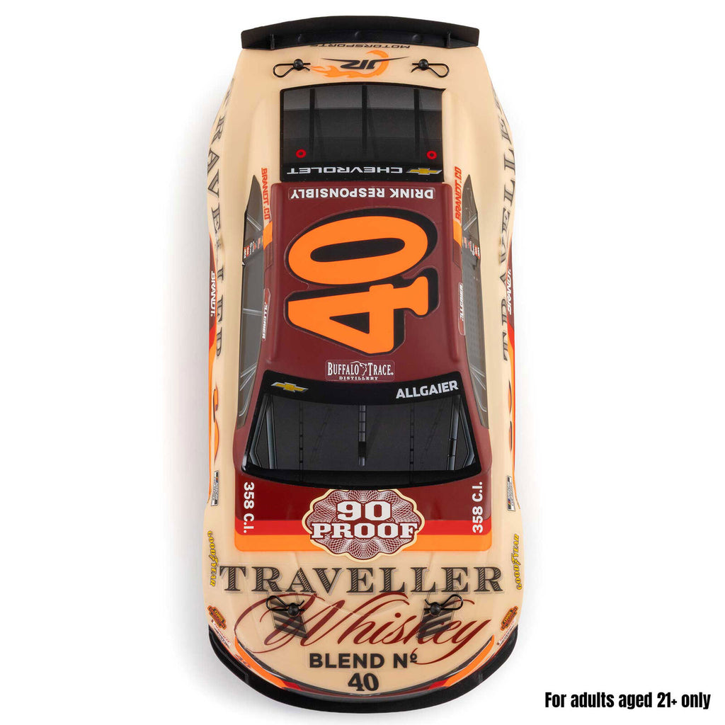 1/12 NASCAR RC Race Car Justin Allgaier No. 40 2026 Traveller Whiskey Chevrolet ZL1 2S AWD RTR