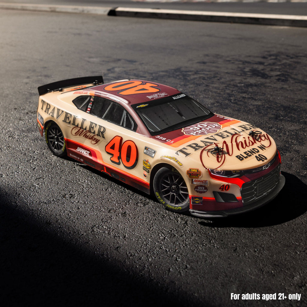 1/12 NASCAR RC Race Car Justin Allgaier No. 40 2026 Traveller Whiskey Chevrolet ZL1 2S AWD RTR