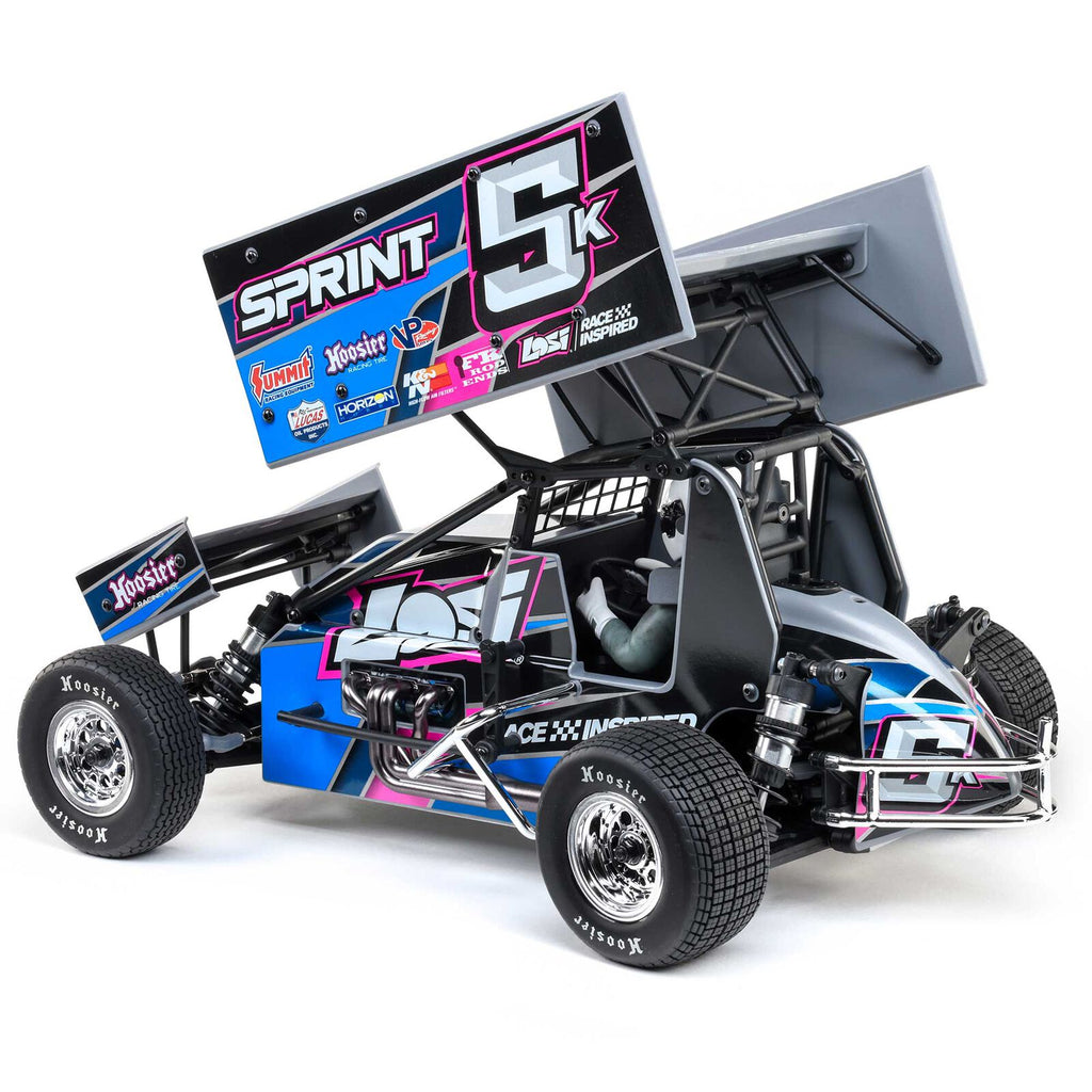 1/10 22S Sprint, RTR, 2WD Blue (Needs Battery & Charger) : LOS-1387T1