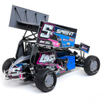 1/10 22S Sprint, RTR, 2WD Blue (Needs Battery & Charger) : LOS-1387T1