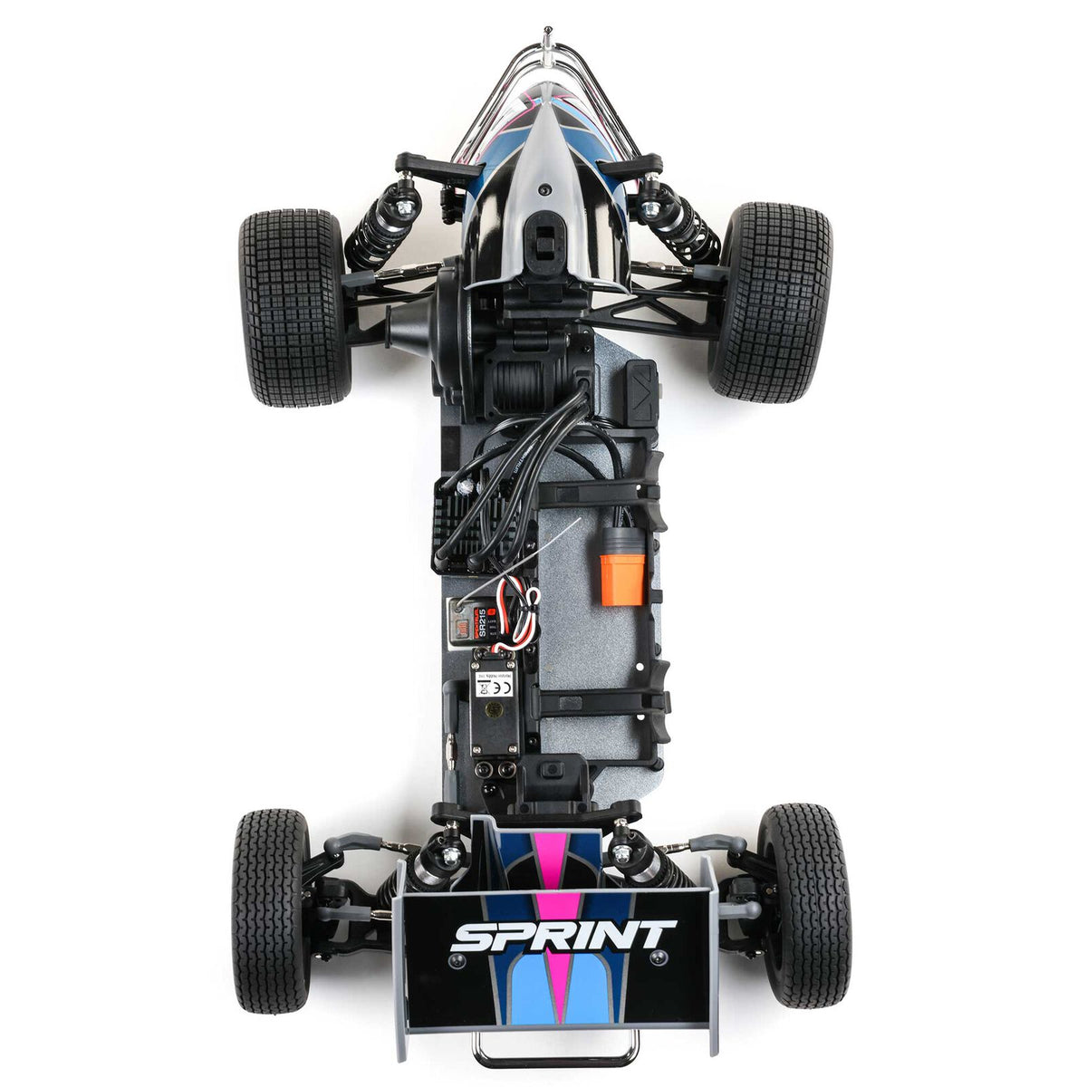 1/10 22S Sprint, RTR, 2WD Blue (Needs Battery & Charger) : LOS-1387T1