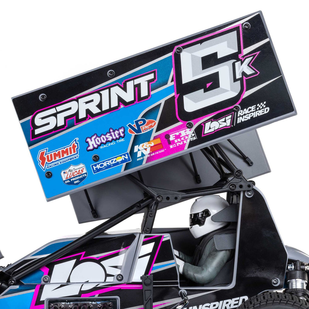 1/10 22S Sprint, RTR, 2WD Blue (Needs Battery & Charger) : LOS-1387T1