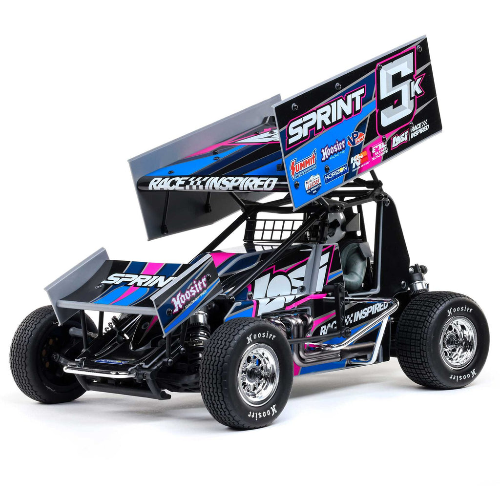 1/10 22S Sprint, RTR, 2WD Blue (Needs Battery & Charger) : LOS-1387T1