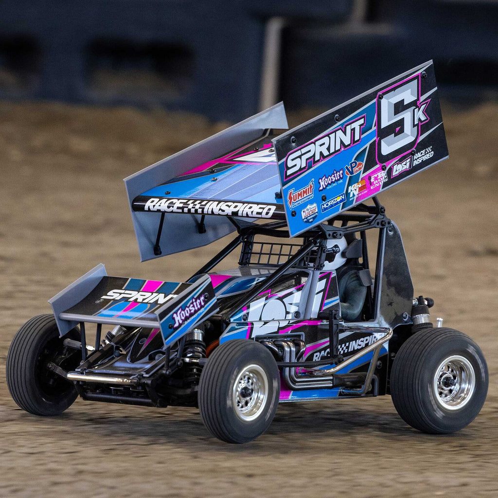 1/10 22S Sprint, RTR, 2WD Blue (Needs Battery & Charger) : LOS-1387T1