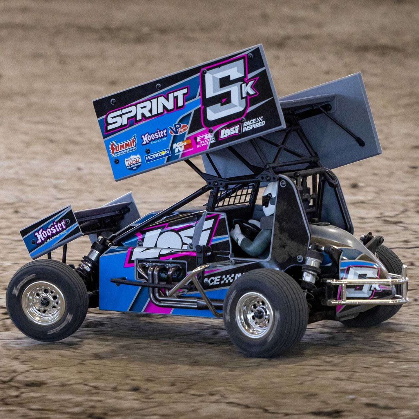 1/10 22S Sprint, RTR, 2WD Blue (Needs Battery & Charger) : LOS-1387T1