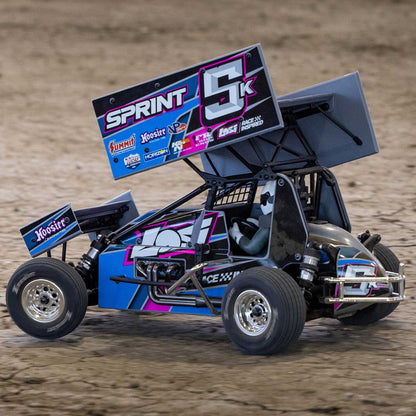 1/10 22S Sprint, RTR, 2WD Blue (Needs Battery & Charger) : LOS-1387T1