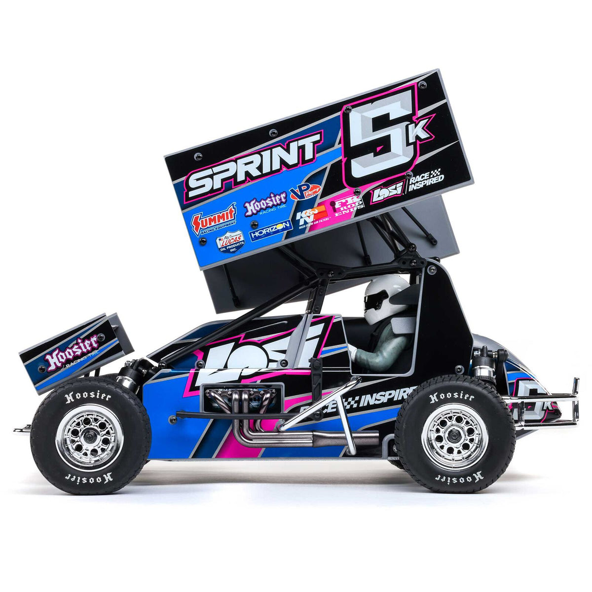 1/10 22S Sprint, RTR, 2WD Blue (Needs Battery & Charger) : LOS-1387T1