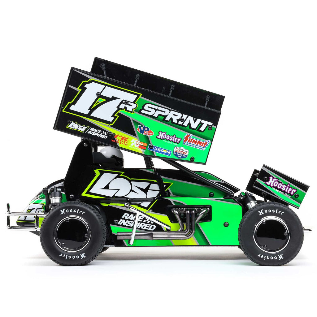 1/10 22S Sprint, RTR, 2WD Green (Needs Battery & Charger) : LOS-1387T2