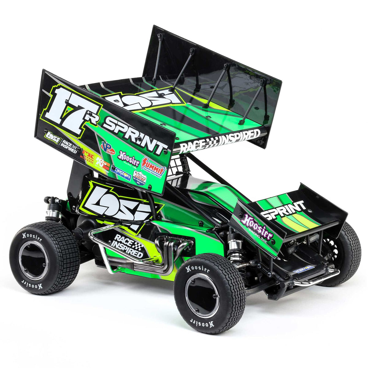 1/10 22S Sprint, RTR, 2WD Green (Needs Battery & Charger) : LOS-1387T2