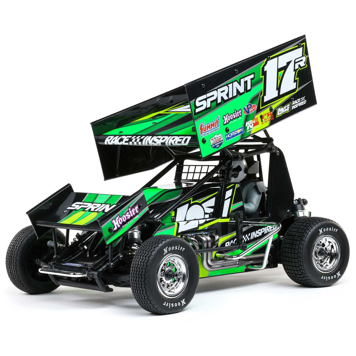 1/10 22S Sprint, RTR, 2WD Green (Needs Battery & Charger) : LOS-1387T2
