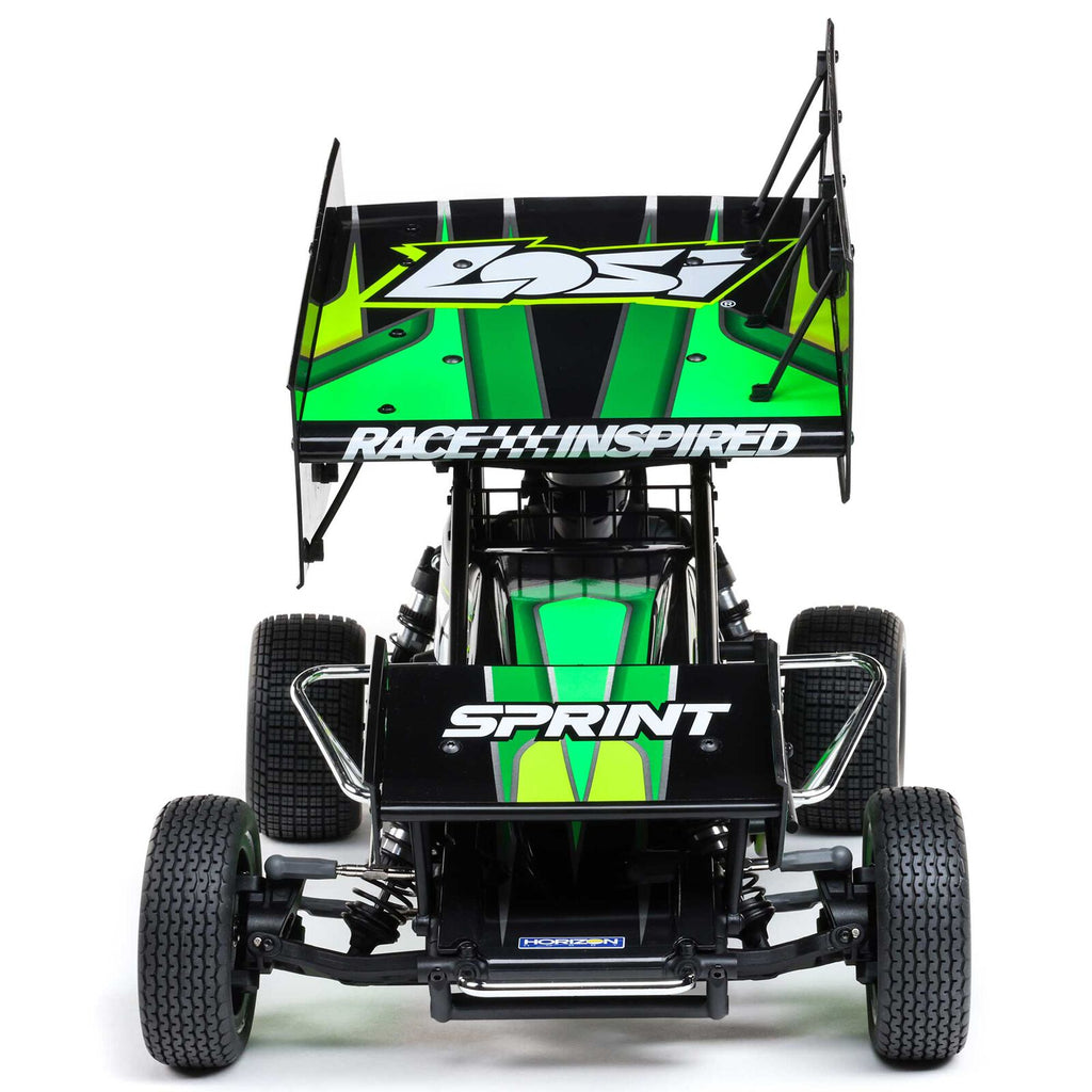 1/10 22S Sprint, RTR, 2WD Green (Needs Battery & Charger) : LOS-1387T2