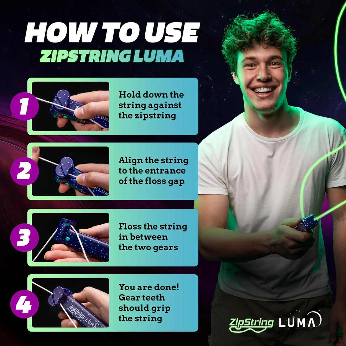 Zip String Luma