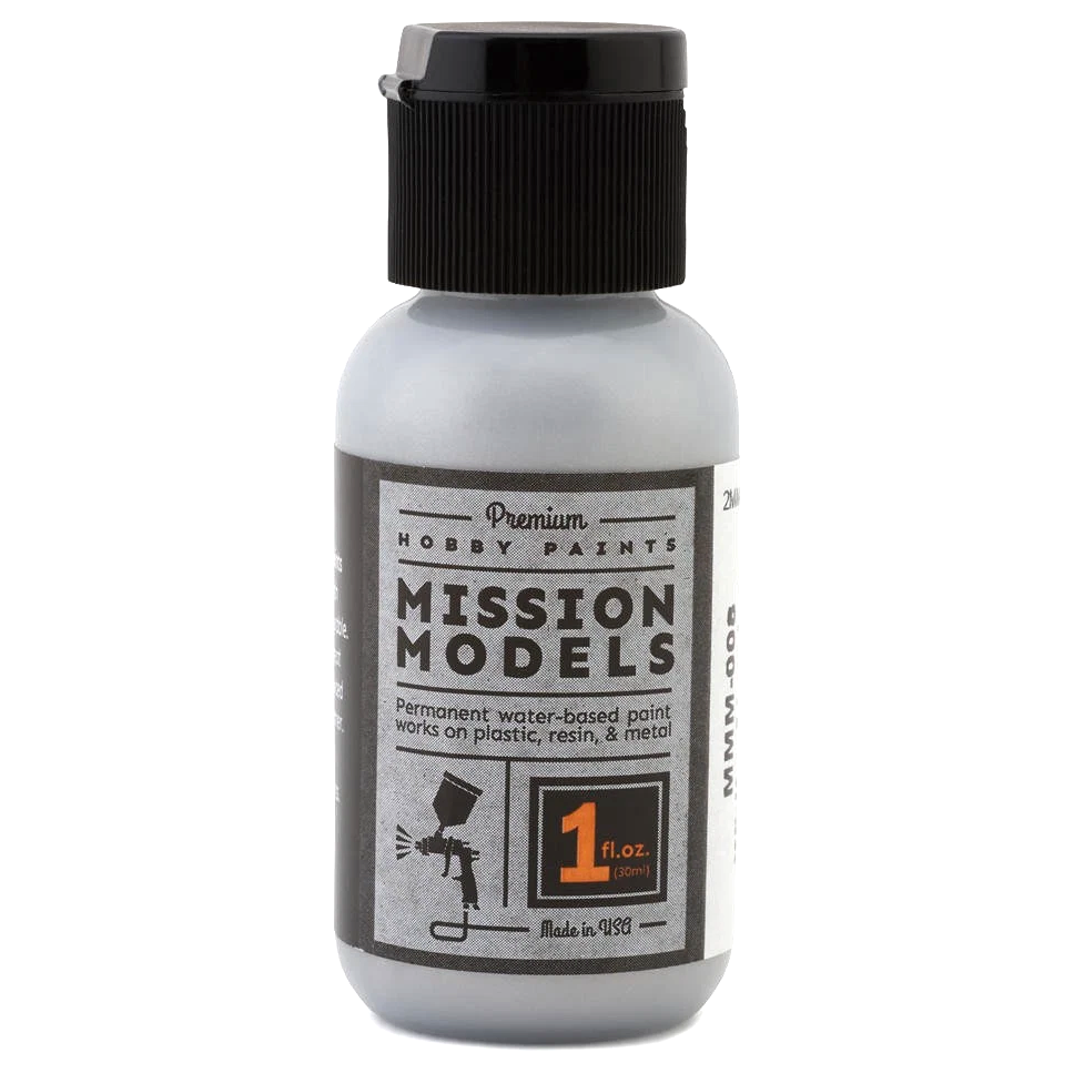 Mission Models White Aluminum Metallic Acrylic Paint product photo