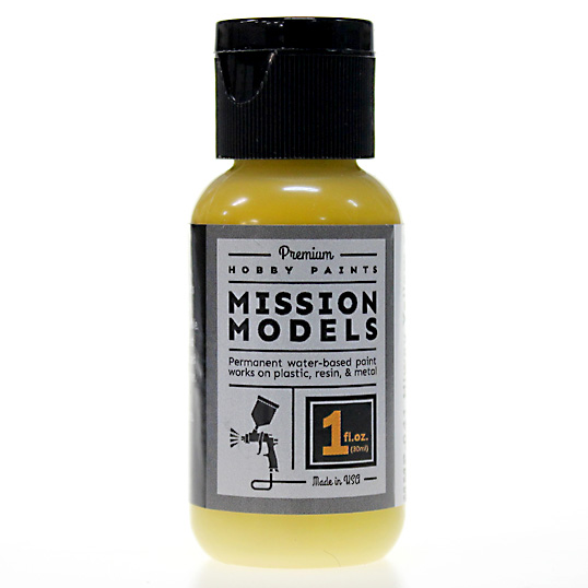 Mission Models Hiway Yellow Acrylic Model Paint, 1oz product photo
