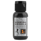 Mission Models Black Acrylic Model Paint, 1oz product photo