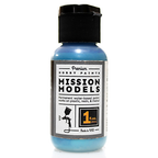 Mission Models Aotaki Blue Green Clear Coat Acrylic Model Paint, 1oz product photo