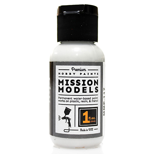 Mission Models High Low Vis Light Grey Acrylic Model Paint, 1oz product photo