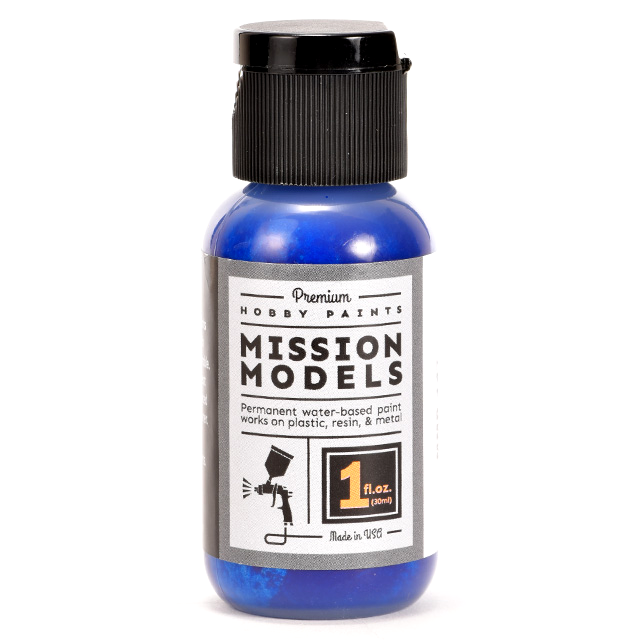 Mission Models Pearl Deep Blue Acrylic Model Paint, 1oz product photo