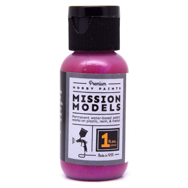 Mission Models Iridescent Candy Red Acrylic Model Paint, 1oz product photo