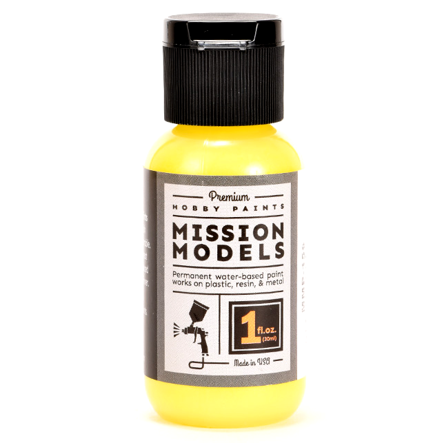 Mission Models Iridescent Lemon Yellow Acrylic Model Paint, 1oz product photo