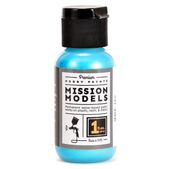 Mission Models Iridescent Duck Teal Acrylic Model Paint, 1oz product photo
