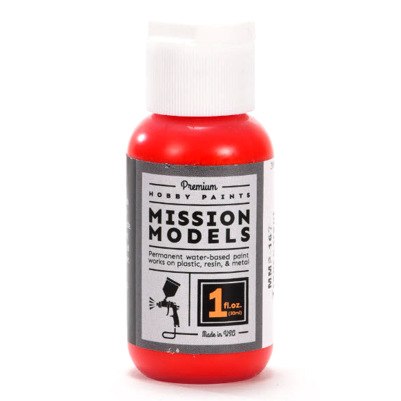 Mission Models Transparent Red Acrylic Model Paint, 1oz product photo