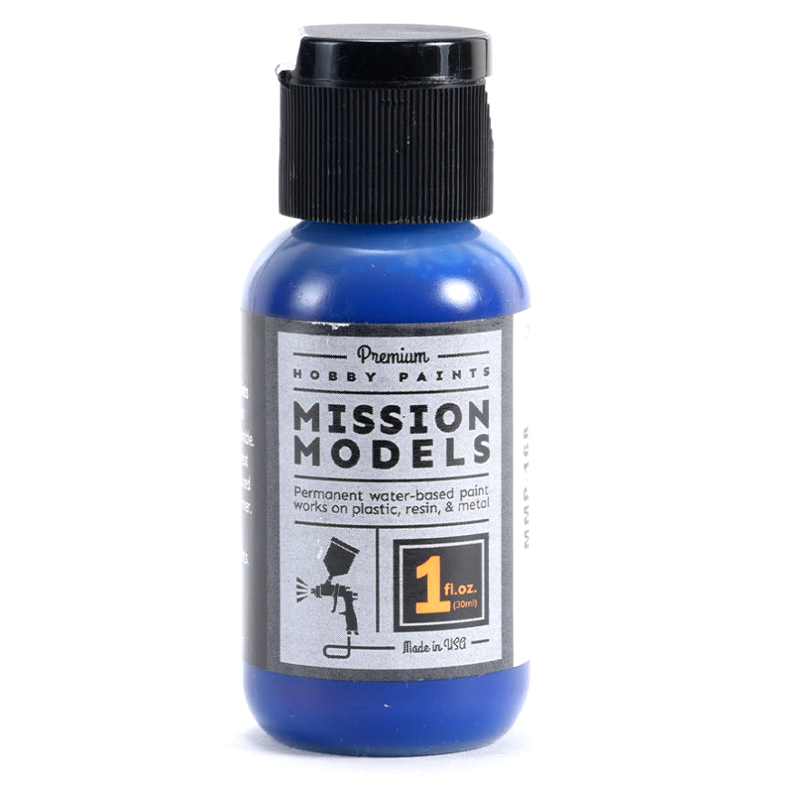 Mission Models Transparent Blue Acrylic Model Paint, 1oz product photo