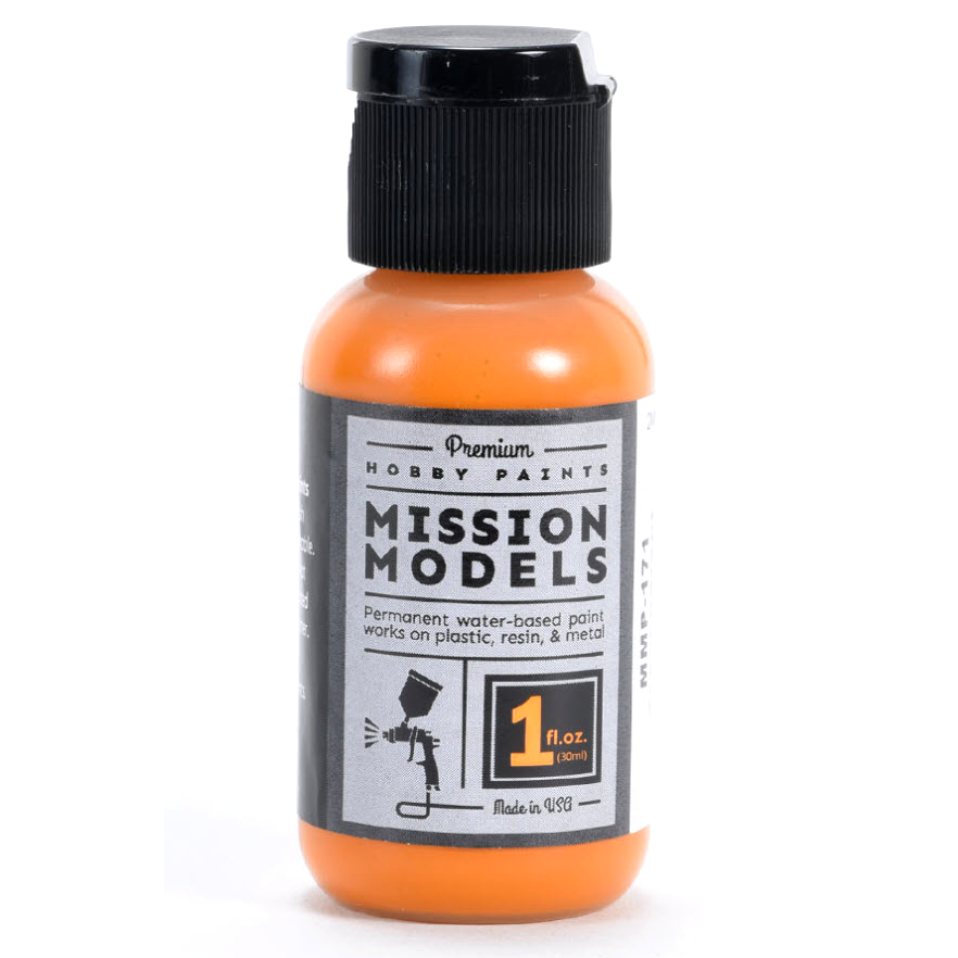 Mission Models Transparent Orange Acrylic Model Paint, 1oz product photo