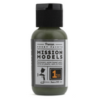 Mission Models Olive Drab/Dk Green 68-74 FS 24087 Acrylic Model Paint, 1oz product photo