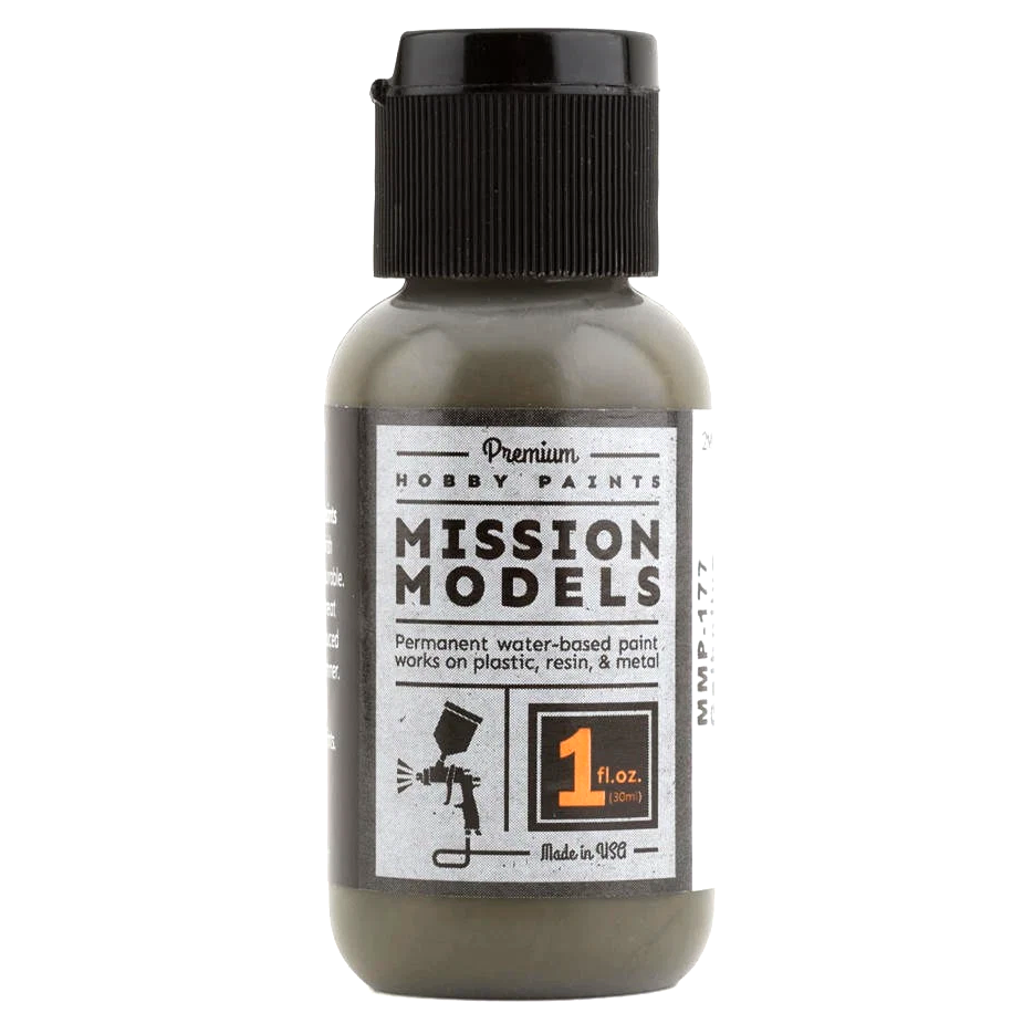 Mission Models Gelbolive RAL 6014 Acrylic Model Paint, 1oz product photo