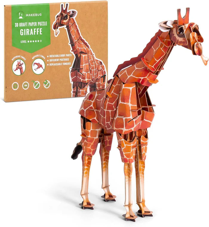 Giraffe 3D Craft Paper Puzzle