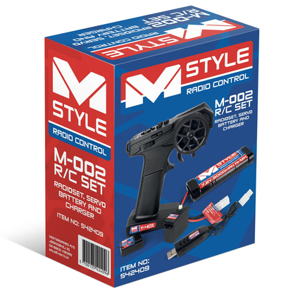Mstyle R/C Set - Radio Set, Servo, Battery & Charger